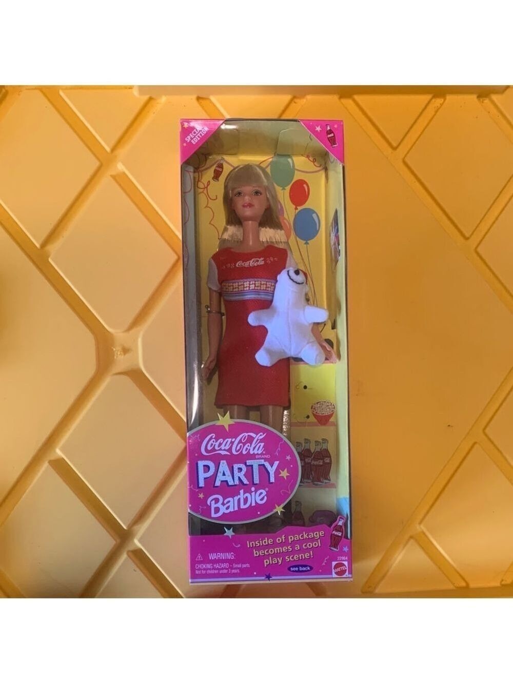 Vintage 1998 NRB Coca Cola Party Barbie 22964